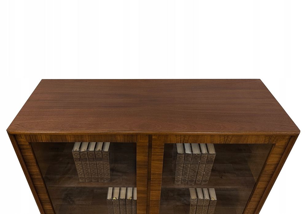 WITRYNA BIBLIOTEKA podręczna ART DECO antyk SZAFKA serwantka