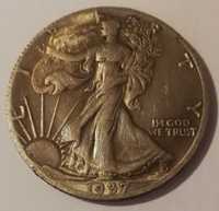 Half Dollar 1937 Walking Liberty pół dolara USA