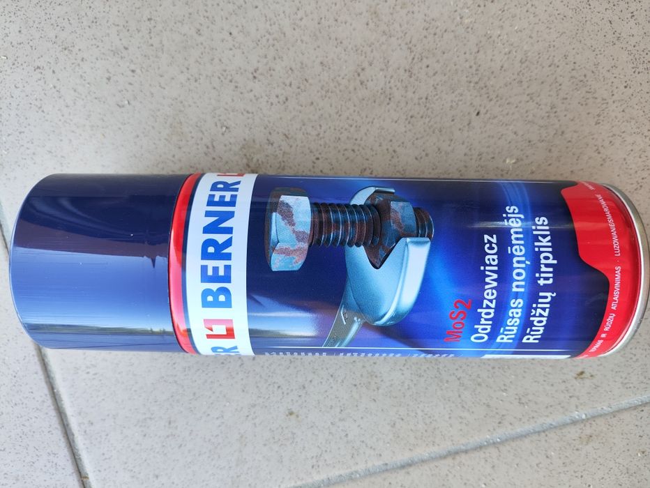 Odrdzewiacz grafitowy 400ml Berner