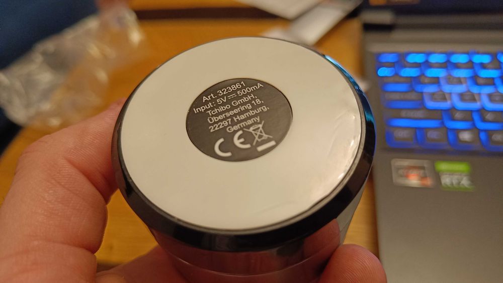 Głośnik przenośny Bluetooth Tchibo 323861 Aluminium Nowy ładnie gra