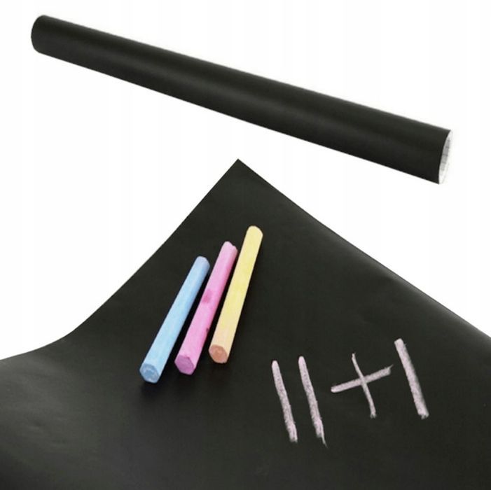 Samoprzylepna Tablica Kredowa Dla Dzieci 3+ Elastyczna Mata 200X60 Cm