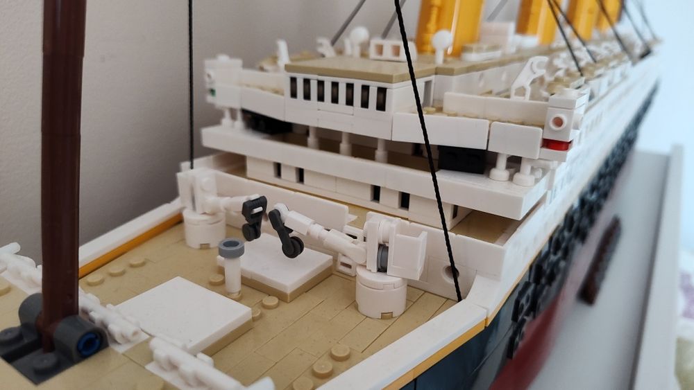 Titanic z klocków (lepin, jie star)