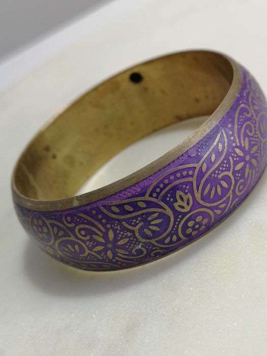 bransoletka koło z miedzi