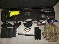 Conjunto Réplica Airsoft + Acessórios