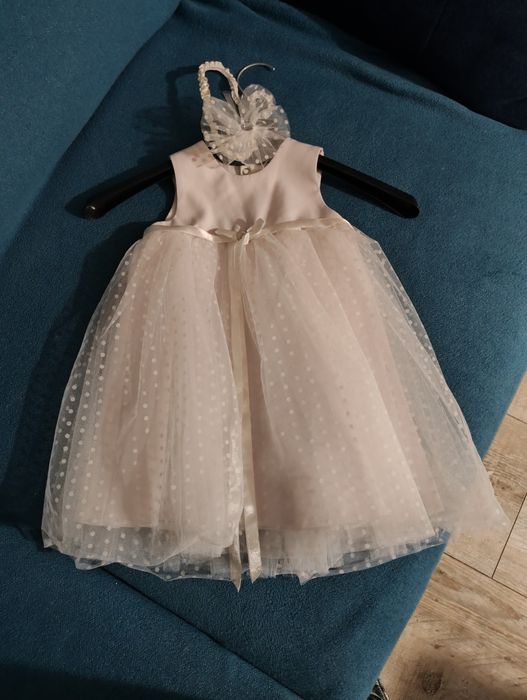 Sukienka z Asanti na chrzest/roczek 74