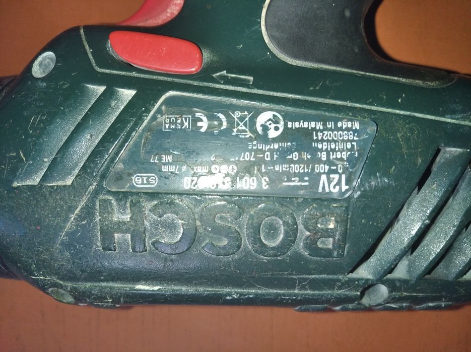 BOSH дрель шуруповёрт GSR 12-2 professional