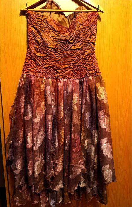 Vestido de cerimónia cai cai tamanho unico