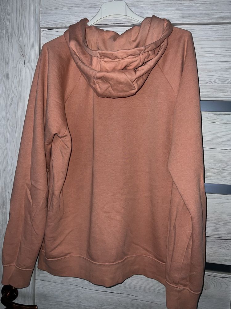 Bluza nike z kapturem morelowa