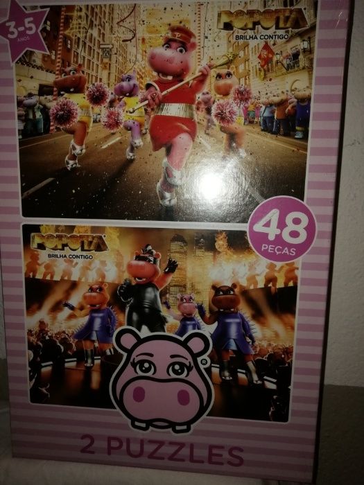 Puzzle da Popota - 2 Puzzles de 48 Peças NOVO