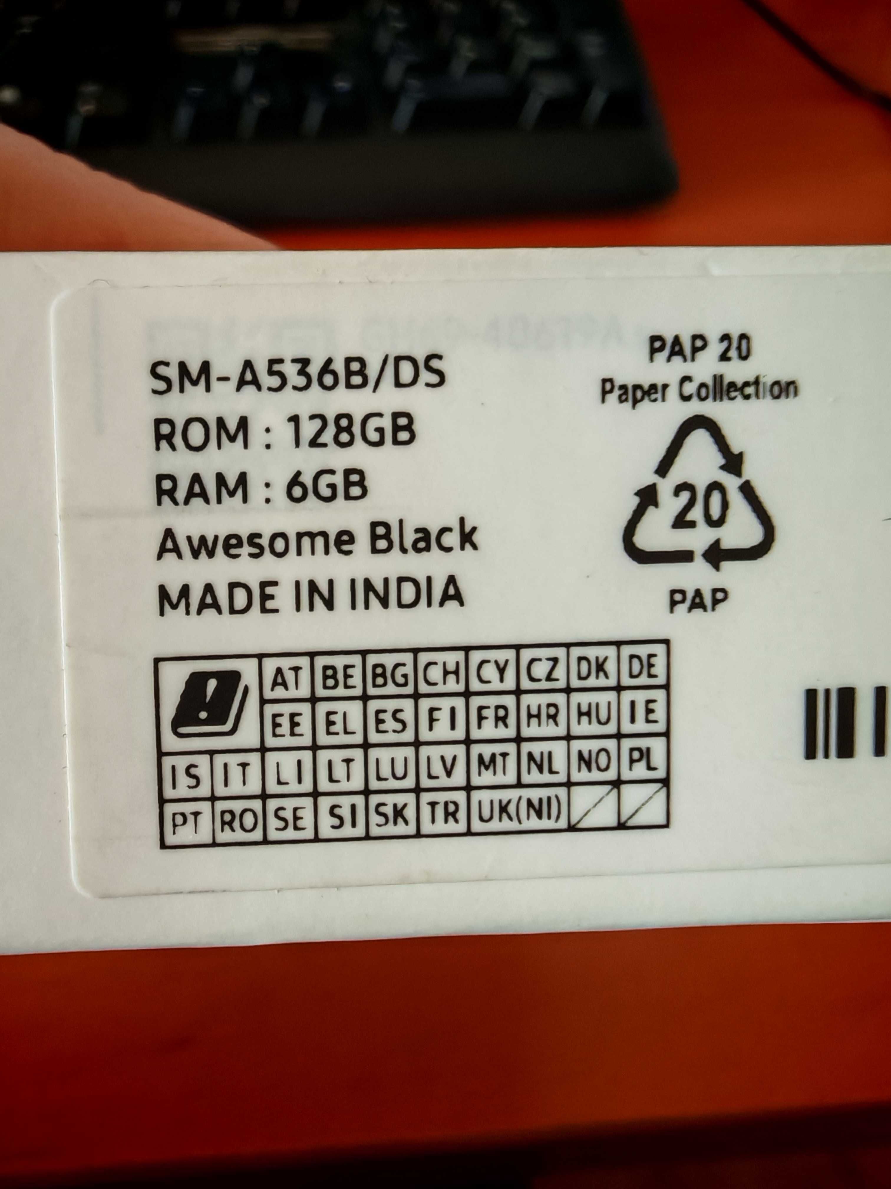 Samsung Galaxy A53 5G 6/128 - nieużywany!