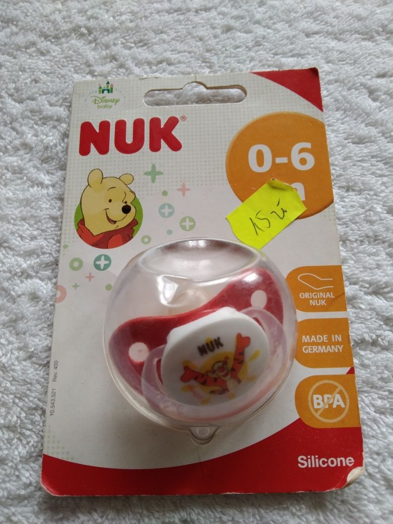 Nuk 0-6m silikonowy Kubuś Puchatek Disney smoczki do buzi