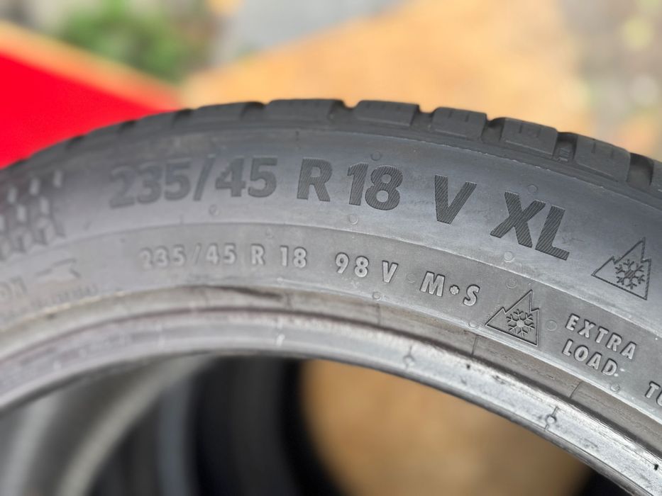 Opony zimowe Continental 235/45R18 7MM dot21 opony używane zima