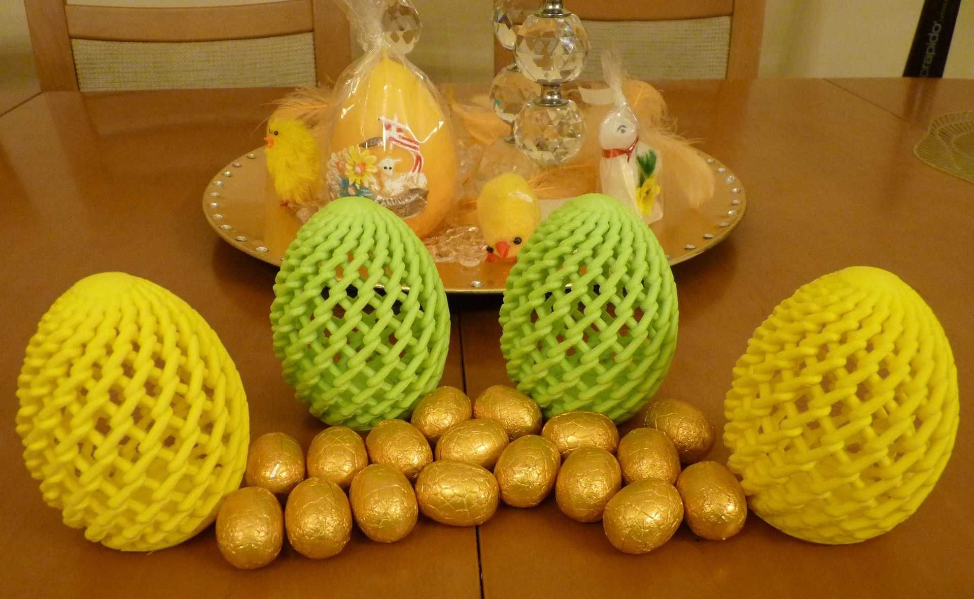 Jajo jajko pudełko na cukierki ozdoba wielkanocna - jasno zielone