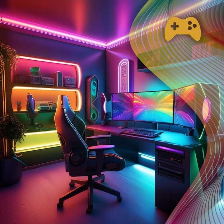 Taśma led smd 5050 rgb zestaw pilot 5m wodoodporna
