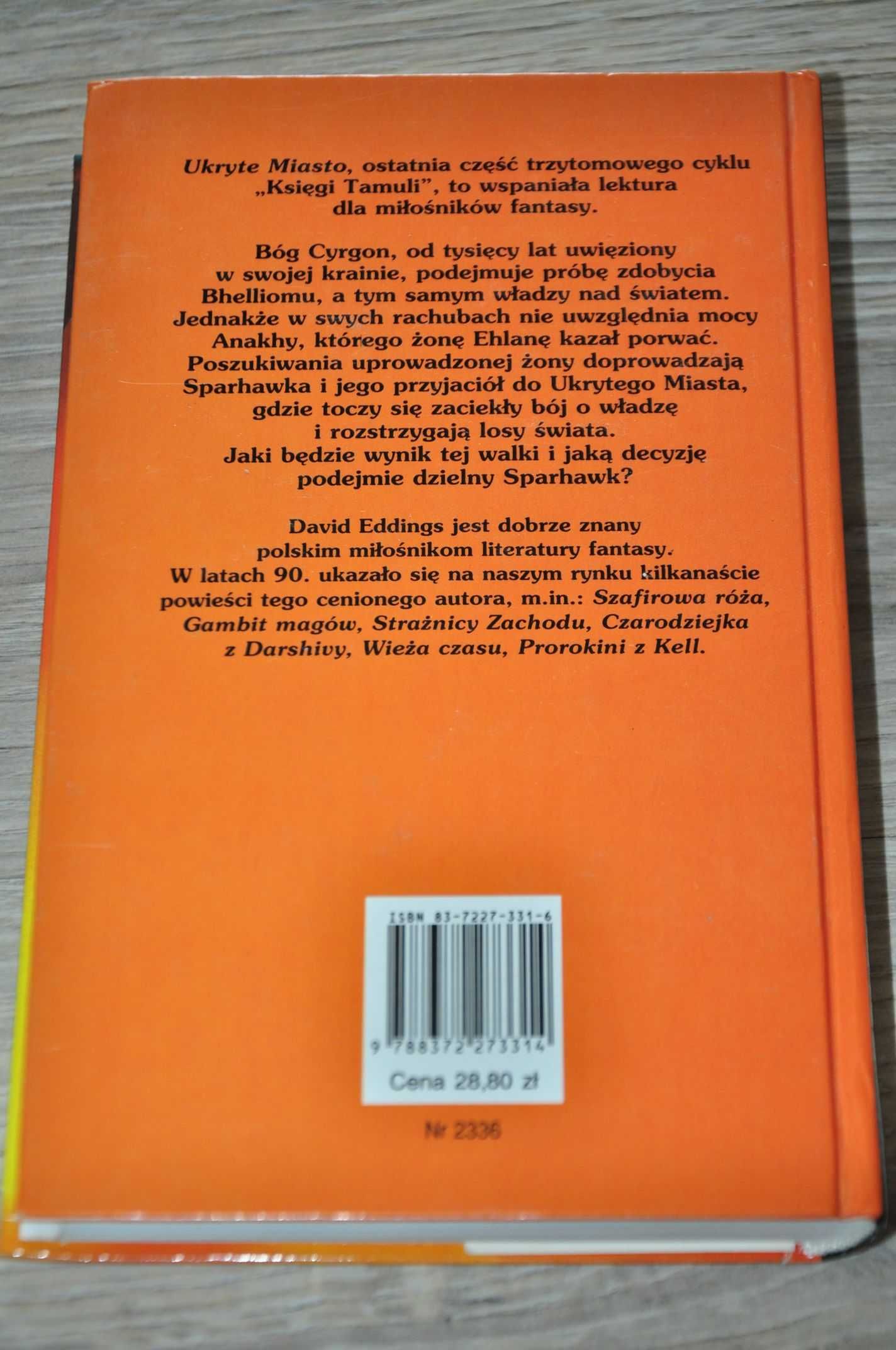 Ukryte Miasto - David Eddings (trzecia księga Tamuli)