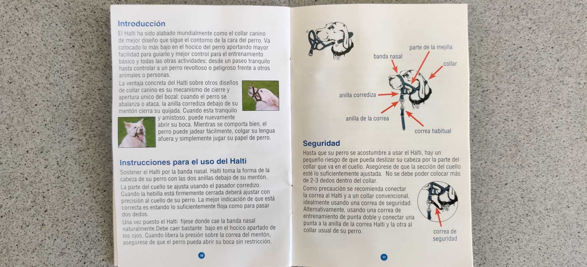 HALTI Cabresto/coleira antipuxão para cães