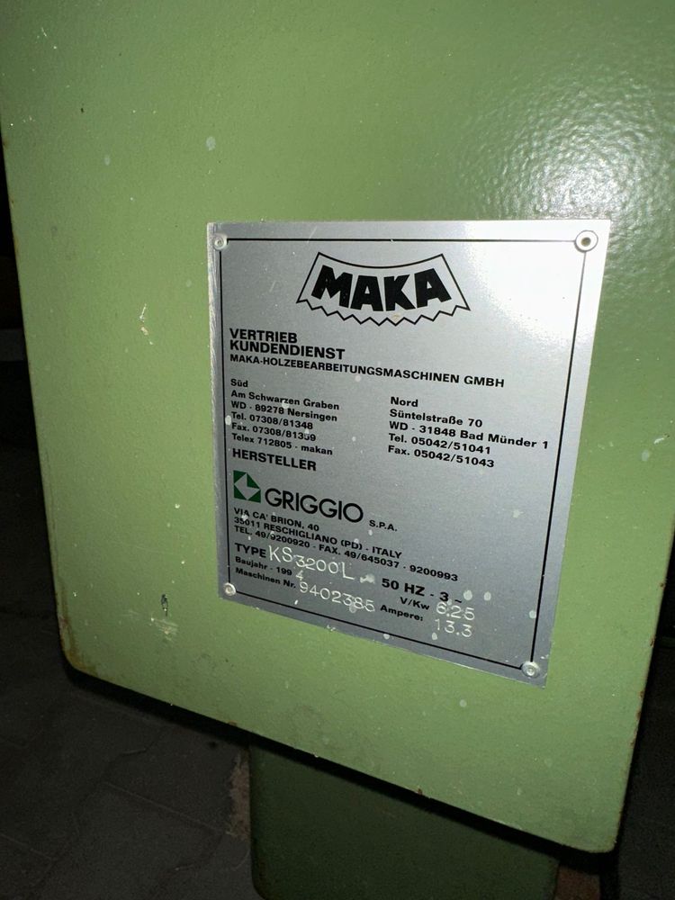 Pilarka formatowa MAKA KS-3200L