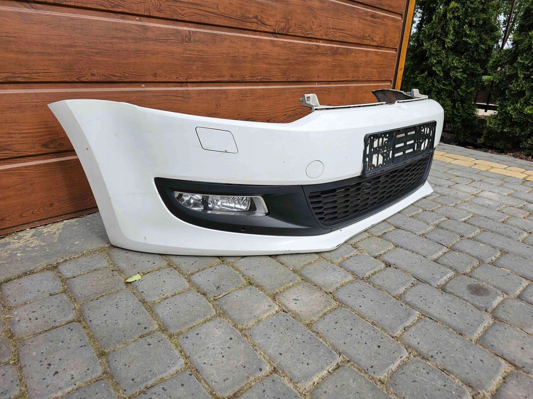 Vw Polo V 09-14r zderzak przedni przód xenon halogen spryskiwacze