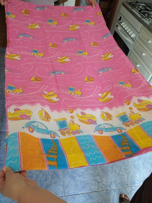 Lençol novo cor de rosa