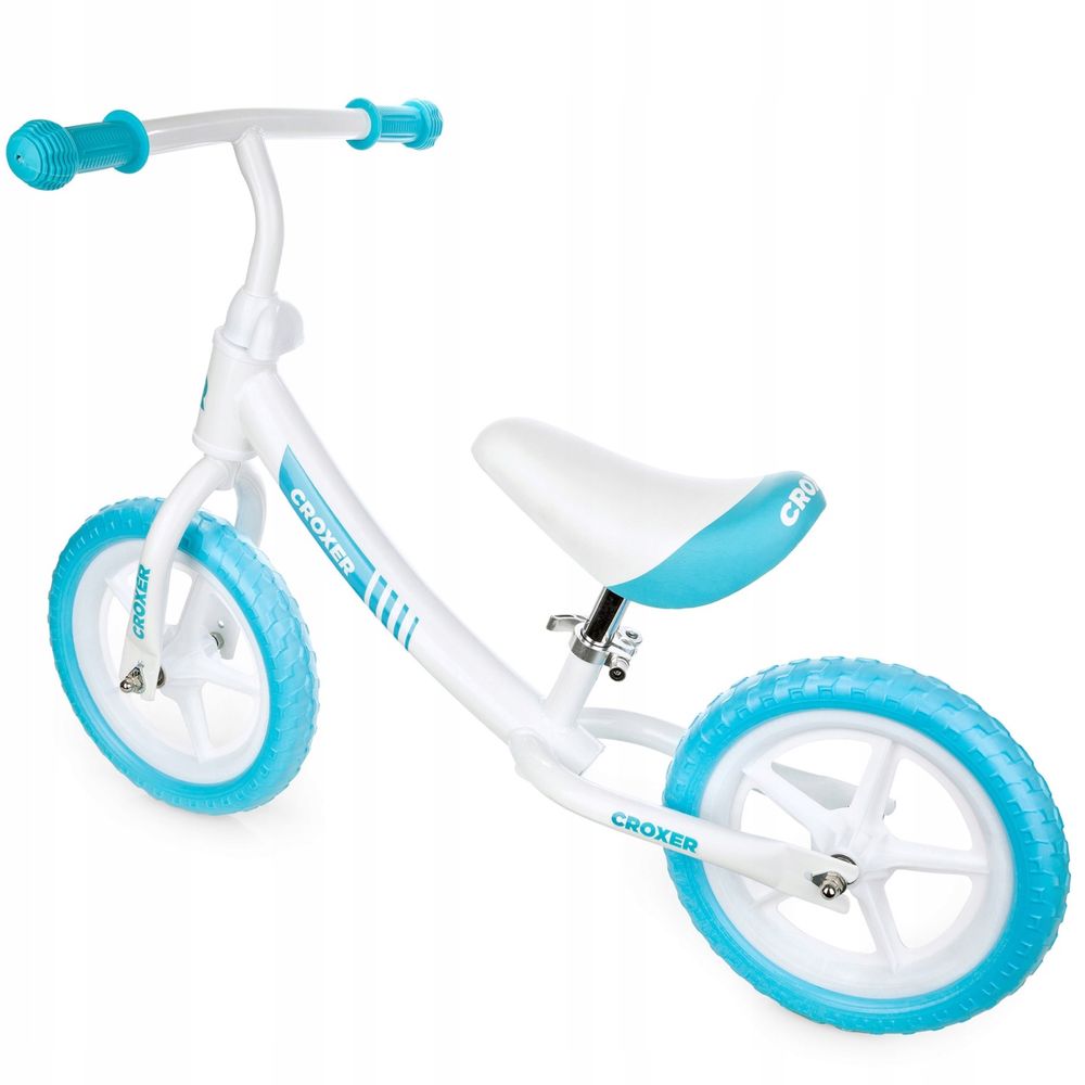 Rowerek biegowy dla dziecka bialy/mieta