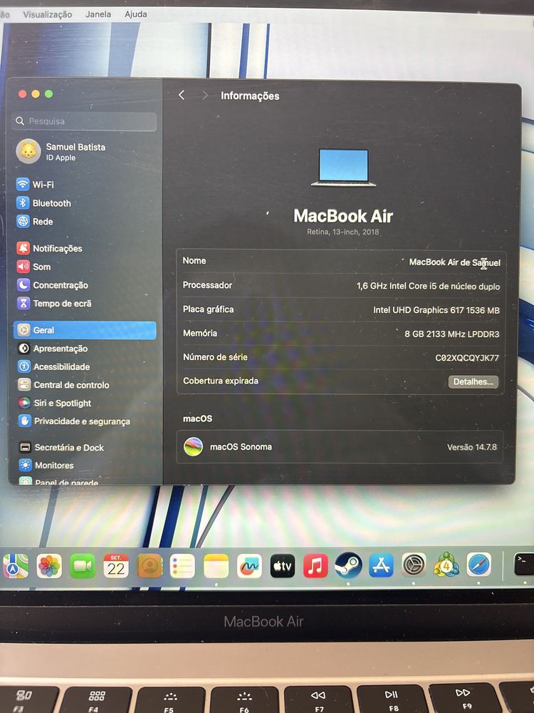 Macbook Air 2018