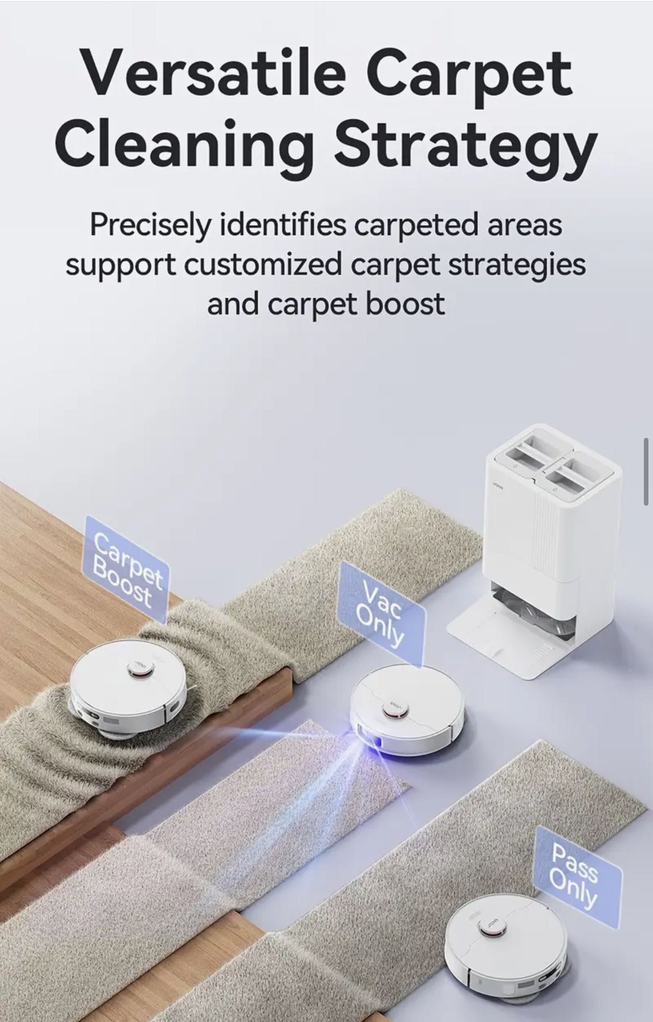 JONR P20 Pro mop Robot sprzątający stacja bazowa All-in-One 8000 Pa