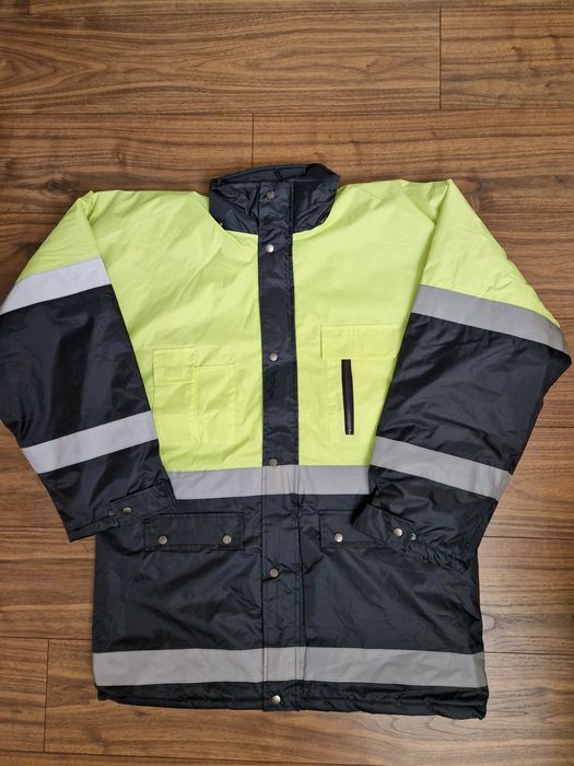 Kurtka ocieplana odblaskowa rozmiar XL