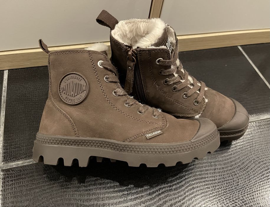 Botas Palladium com pelo