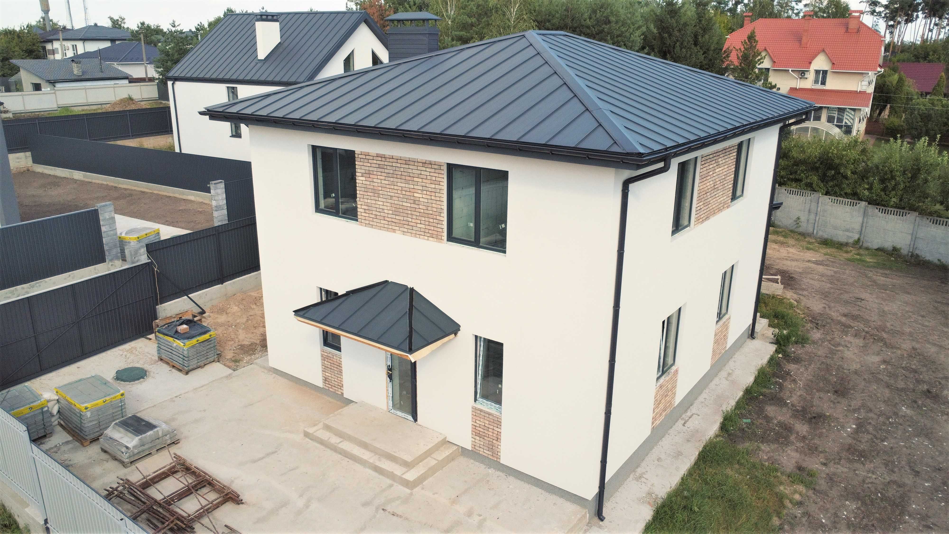 Продаж 2-пов. будинку 160м2 в с.Віта-Поштова, 9км. від Києва (9 соток)