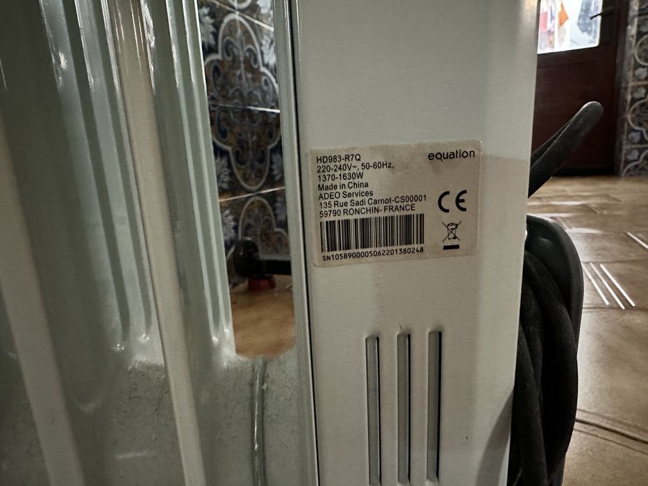 Aquecedor oleo 1500W Equation