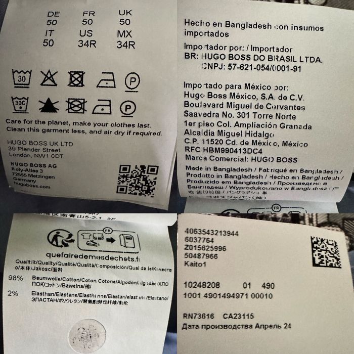 Чіноси Hugo Boss Kaito Slim