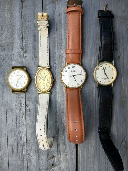 Zegarek, zestaw Zegarków 4 sztuki Felicja Zeon Sekonda Perfect