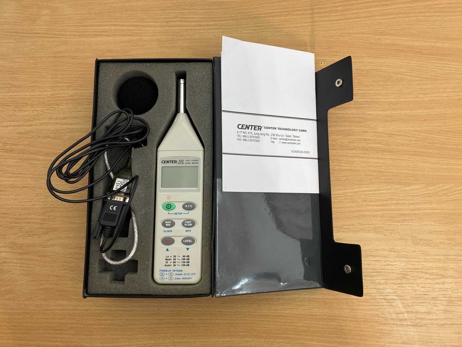Miernik poziomu dzwięku hałasu Center 322 Sound Level Meter