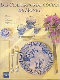 Receitas Culinária do pintor CLAUDE MONET em livro