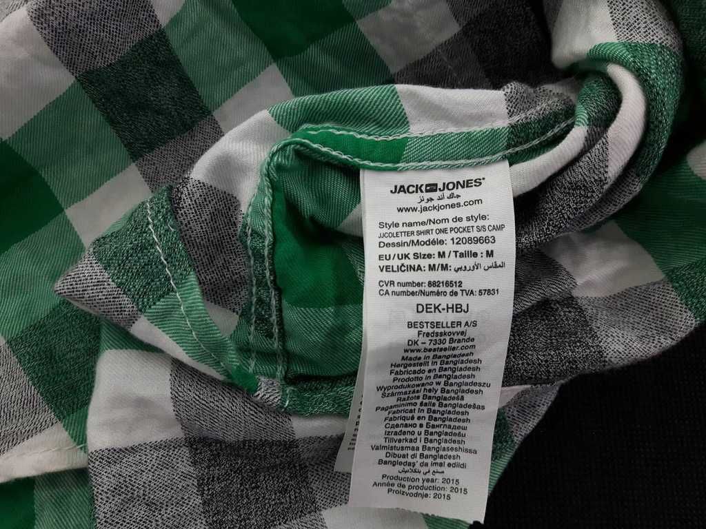 Koszula JACK & JONES bawełniana w kratkę Roz.M