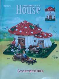 Muschroom house/domek grzybów klocki a'la lego, wersja mini 2233 elem.