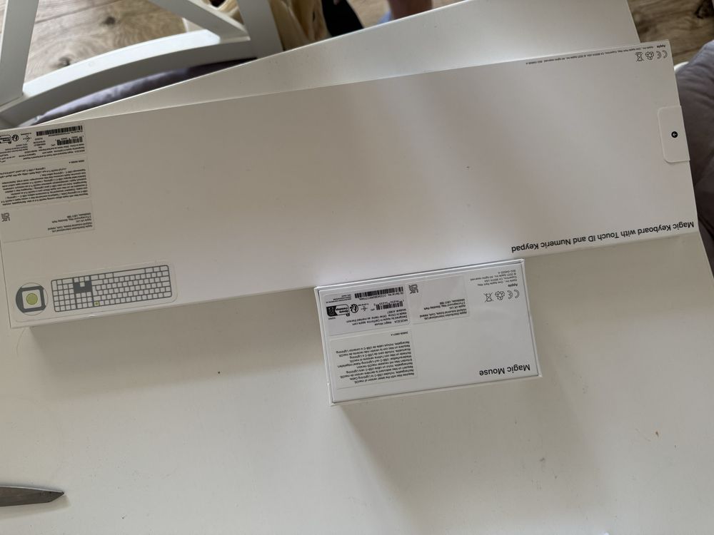Zestaw klawiatura Apple Magic keyboard touch ID i magic mouse myszka