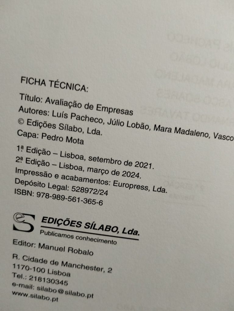 Avaliação de Empresas