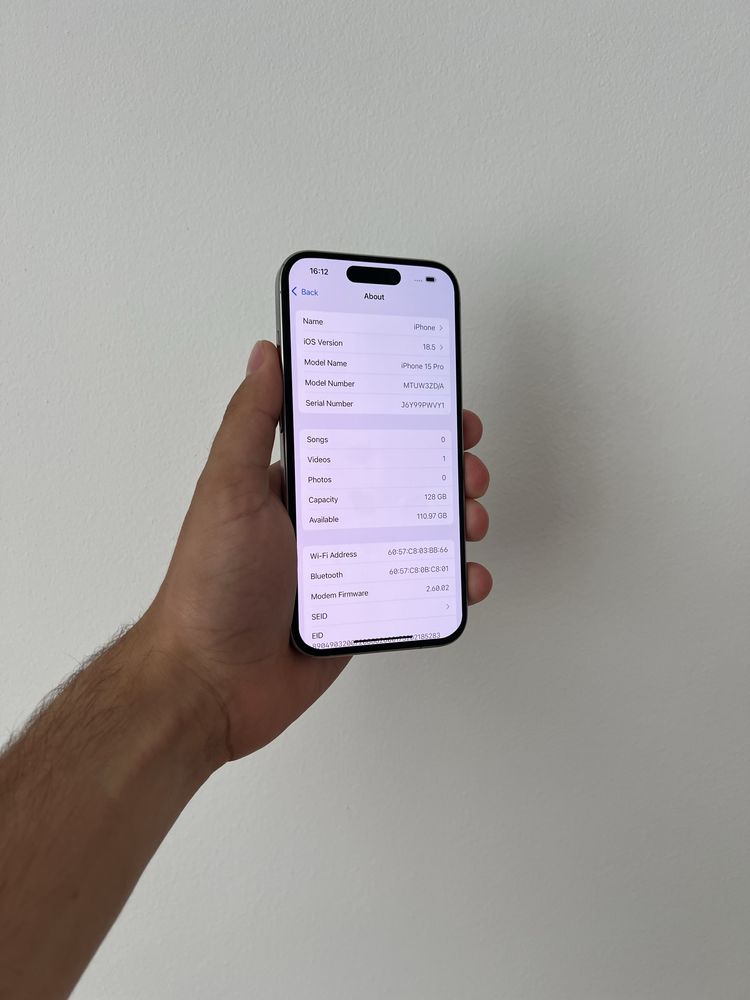 Iphone 15 Pro 128 GB АКБ 100% Neverlock