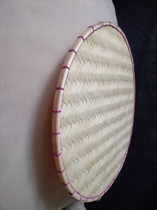 Podkładka - taca bambusowa, okrągła