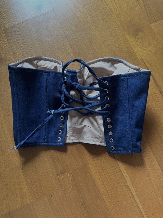 Джинсовий корсет