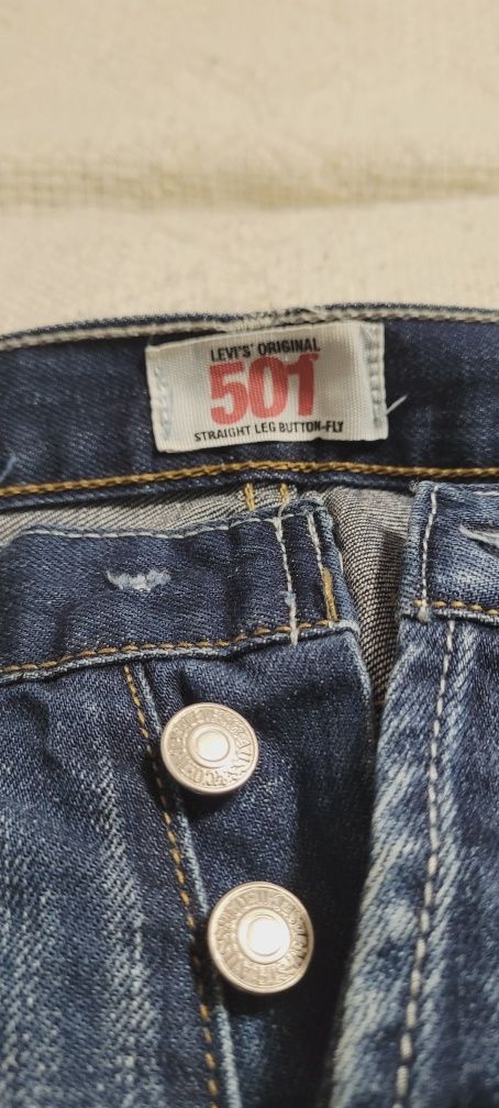 Spodnie jeansy Levis 501 rozmiar 32/32