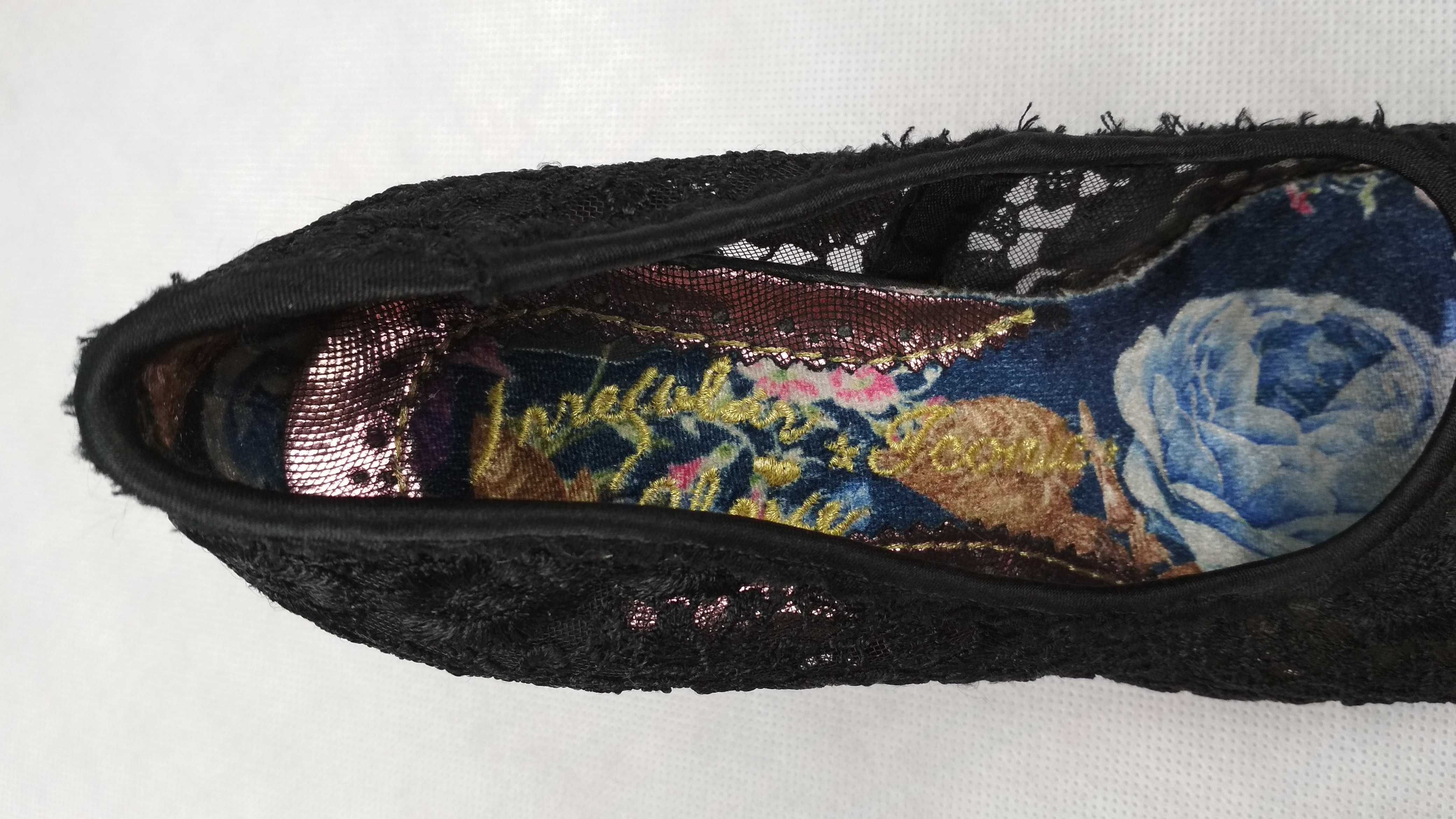 IRREGULAR CHOICE Półbuty Buty Na Obcasie Czółenka Roz. 38