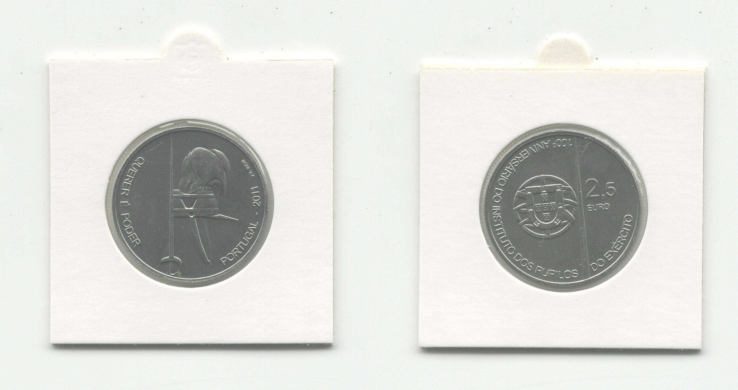 7 Moedas comemorativas de 1,50 € e 2,50 €