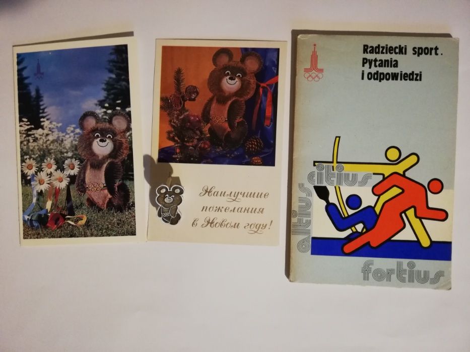 Olimpiada Moskwa 80 - Pocztówki i Książka