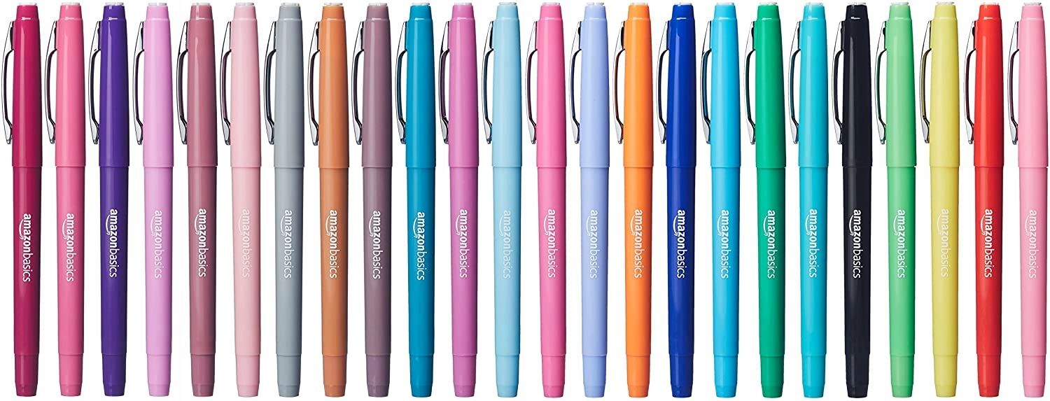 flamastry amazon basics 12 szt wielokolorowe szybkoschnące opis