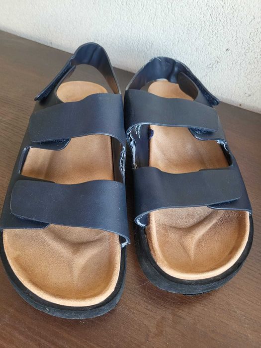 Sandały męskie ZARA, jak Birkenstock, ergonomiczne, lekkie, okazja! 42