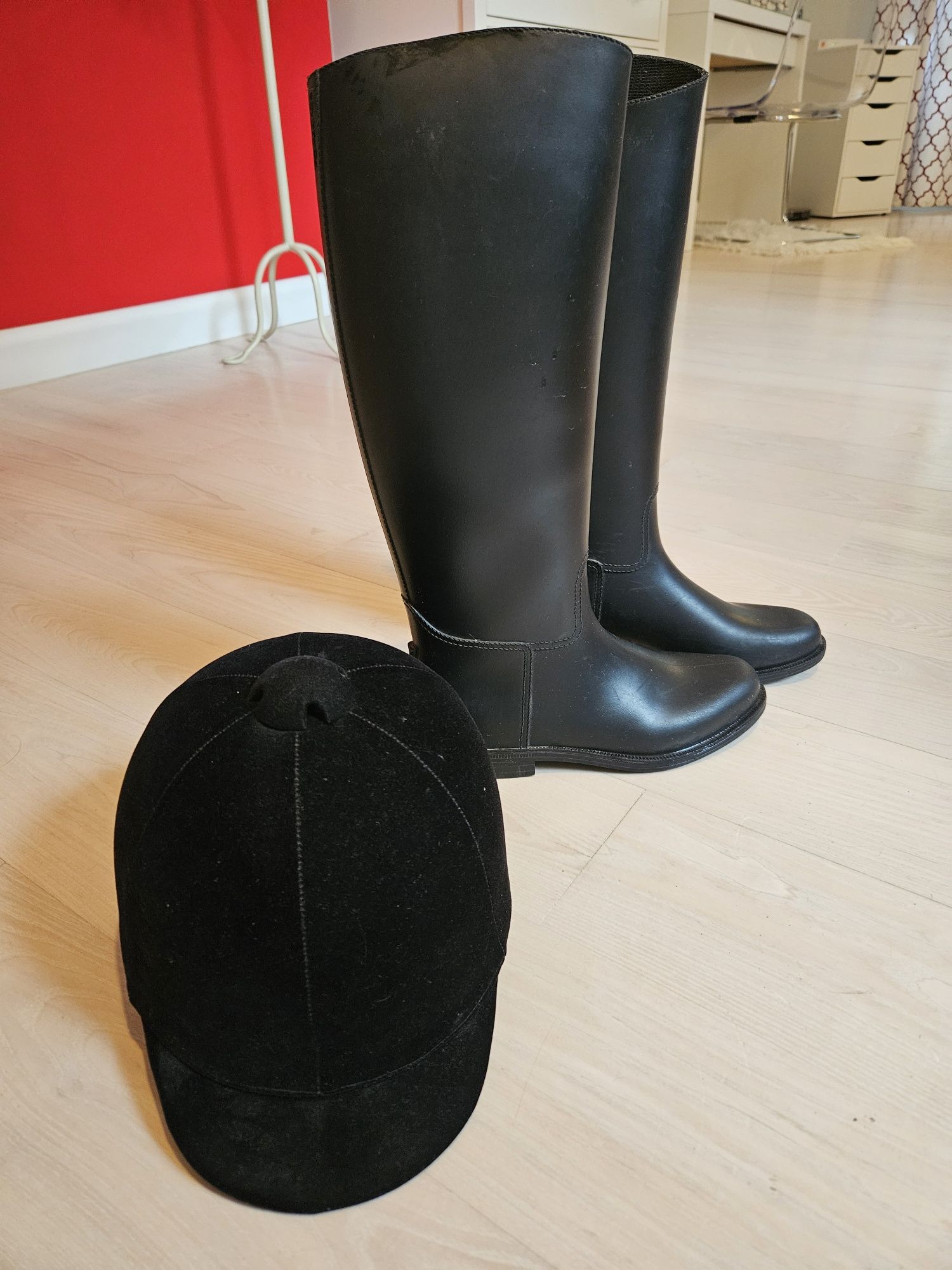Buty i toczek jeździecki