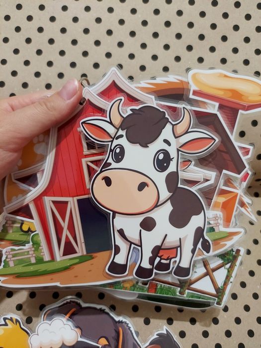 Дитяча розвиваюча гра картки на липучках для дітей від 1 року