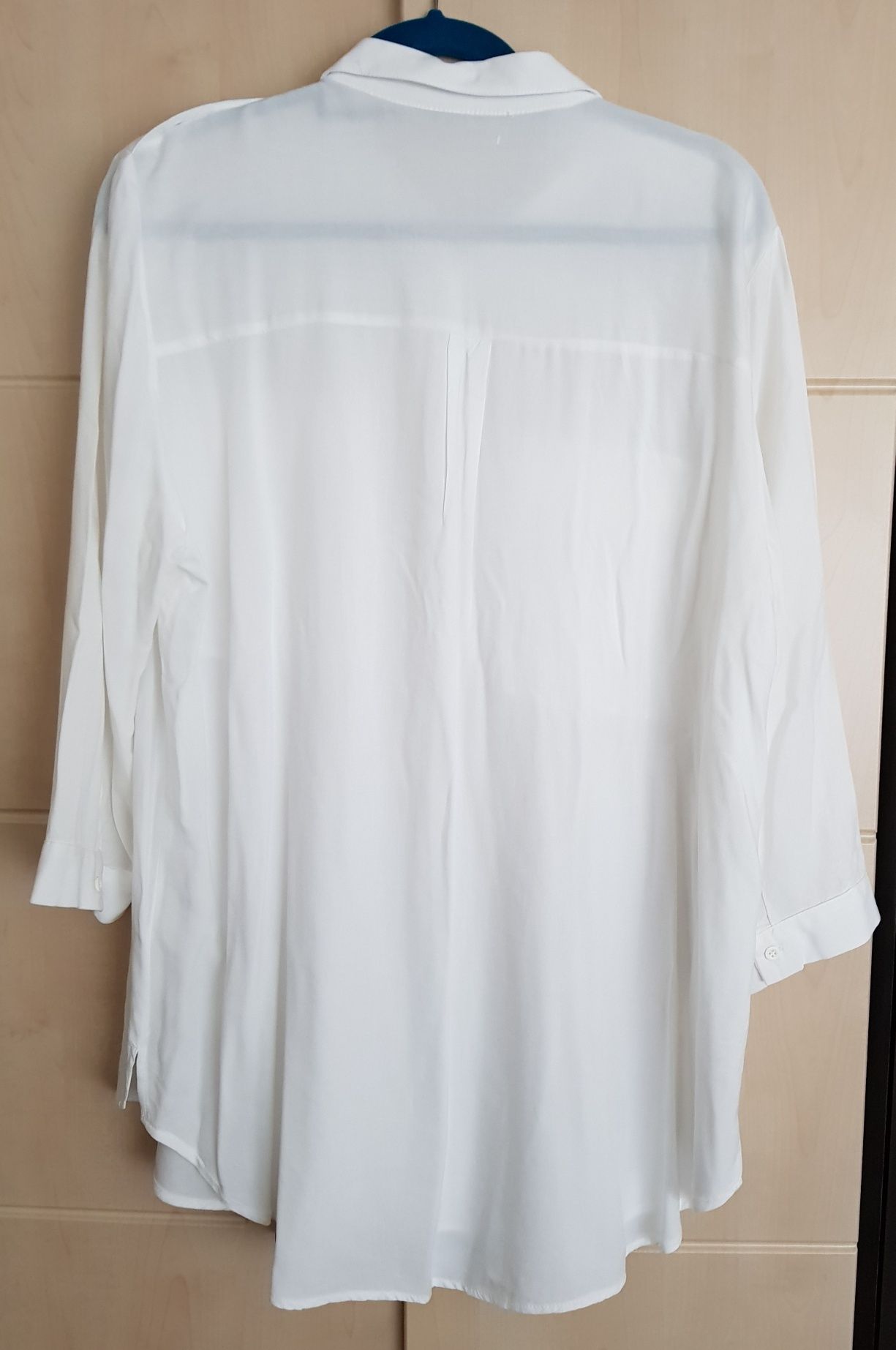 Koszula biała rękaw 3/4 rozmiar XL